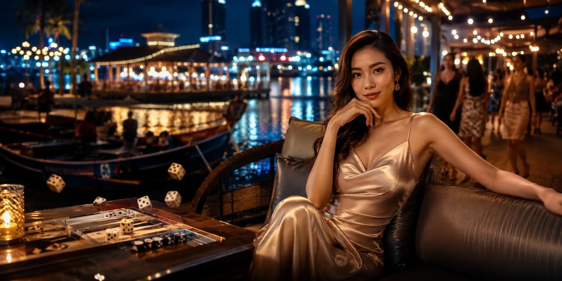 Permainan dadu bertema Malaysia di platform rm20 dengan suasana percutian Langkawi yang santai dan meriah